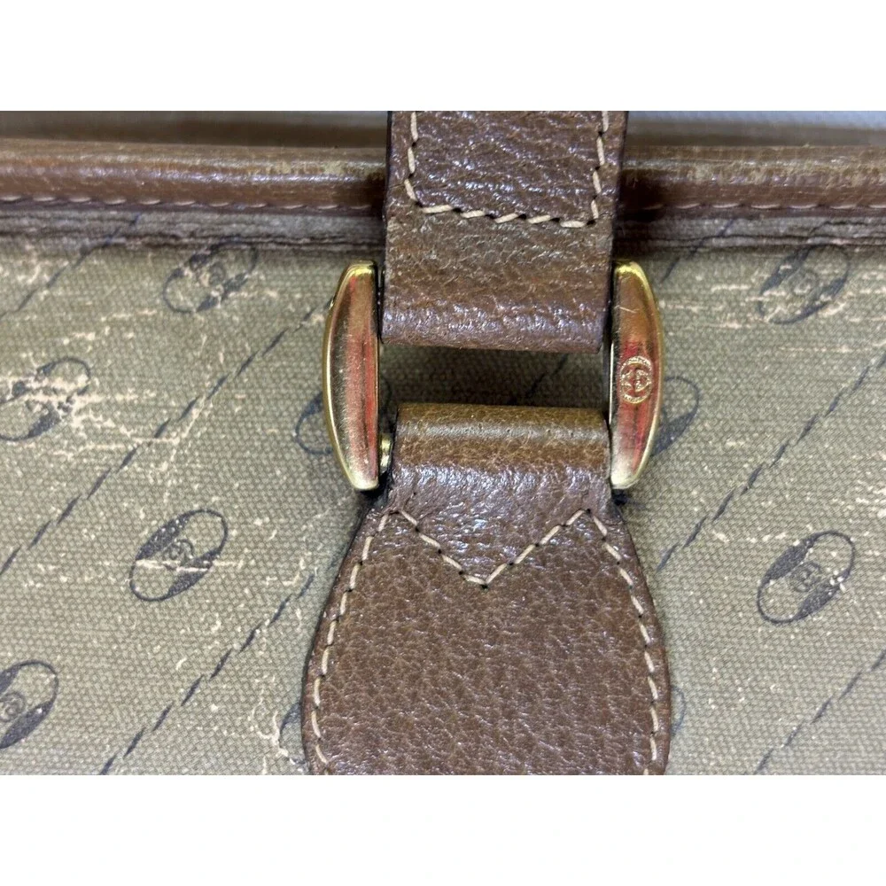 Very Rare Gucci Accessories Collection Portfolio Handle Briefcase Monogram OBO